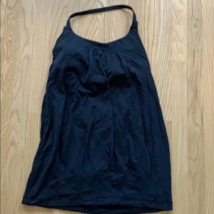 Lululemon halter style backless tank.
